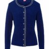 Trachten Strickjacke blau Carola 000378