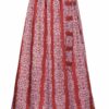 Dirndlschürze lang 90cm rot-weiß 001253