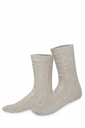 Trachtensocken kurz natur 100978