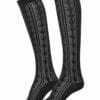 Spitzenkniestrümpfe schwarz 103581