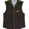 Trachtenweste braun-grün Holger 114612