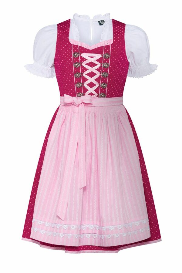 Kinder Dirndl beere rosa Mimmi 010357