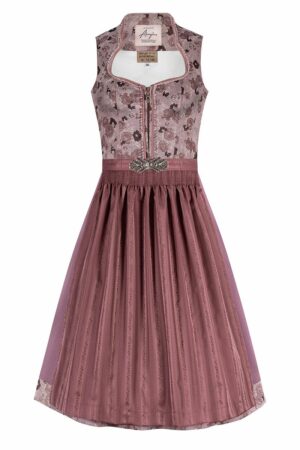 Midi Dirndl 65 cm altrosa Stretch Cecilia 010101 - limitiert