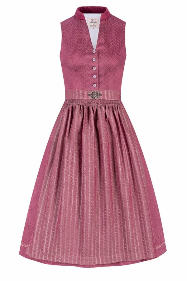 Midi Dirndl 65 cm rosenholz Smilla 009992