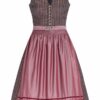 Midi Dirndl 65cm anthrazit altrosa Clara 006395 - limitiert
