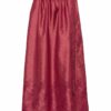Dirndlschürze lang 90cm bordeaux 002875