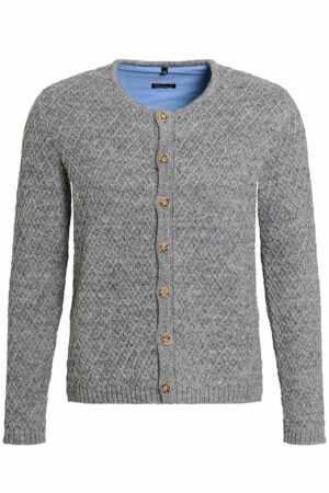 Trachten Strickjacke grau Xaver 012179