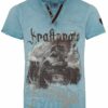 Trachtenshirt blau Everett 010285