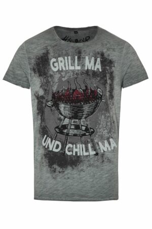 Trachtenshirt grau Grill ma und Chill ma 012939