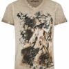 Trachtenshirt kurzarm braun Theo 009415