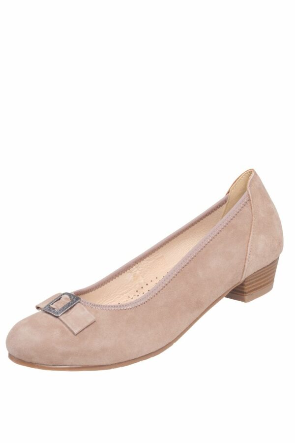 Pumps taupe mit Schnalle Marisa 011190