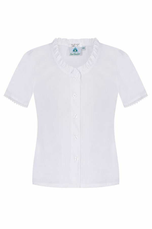 Kinder Dirndlbluse weiß Vroni 007966