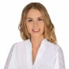 Dirndlbluse weiß Stretch Sara 006152