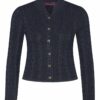 Trachten Strickjacke dunkelblau Franzi 009532
