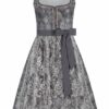 Midi Dirndl 65 cm silber Matilda 010221