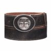 Trachtengürtel braun antik 'O zapft is' 003907