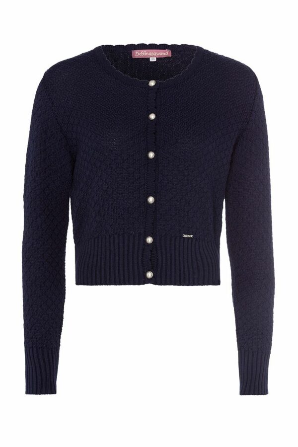 Trachten Strickjacke dunkelblau Marlene 003187