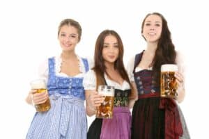 Die Dirndl-Schleife und ihre Bedeutung:links, rechts oder mittig?