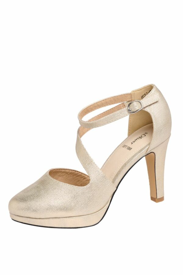 Pumps creme metallic Marry 013710