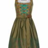 Midi Dirndl 65cm braun olivgrün Olivia 131182