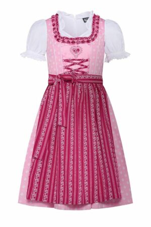 Kinder Dirndl rosa beere Annemarie 007688