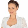 Dirndlbluse Spitze weiß Chiara 009172