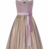 Midi Dirndl 65 cm flieder taupe Sina 014680