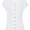 Trachtenbluse kurzarm weiß Vivien 003235