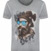 Trachtenshirt kurzarm grau Beppi 003794