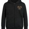 Kinder Kapuzen-Sweatjacke anthrazit Paolo 012300