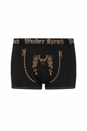 Trachten Boxershorts schwarz Kirk 008186