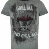 Trachtenshirt grau Grill ma und Chill ma 012939
