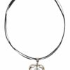 Collier in 11 Farben mit Herzgeweih und Svarowskisteinen 103573