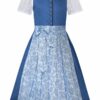 Kinderdirndl dunkelblau hellblau Romy 010955