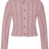 Mädchen Trachten Strickjacke altrosa Modell: Lilly 009521