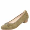 Pumps oliv mit Schnalle Marisa 009565