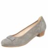 Pumps grau mit Schnalle Marisa 009564