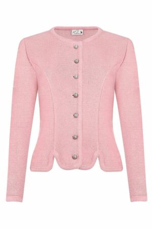 Trachten Strickjacke altrosa Anna 003556