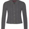 Trachten Strickjacke dunkelgrau Franzi 009529