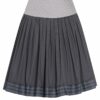 Trachtenrock mini 60 cm grau getupft Franka 011416