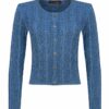 Trachten Strickjacke blau Lisa 002816