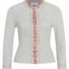 Damen Trachtenjacke hellgrau altrosa Eliona 012419