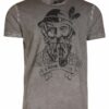 Trachtenshirt kurzarm anthrazit Kurtl 005135
