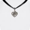 Collier mit Herzanhänger & Edelweiß 102293