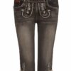 Damen Trachtenhose kniebund schwarz used Stretch Franziska 007741