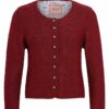 Trachten Strickjacke dunkelrot Franziska 014416