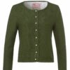 Trachten Strickjacke oliv Franziska 014414