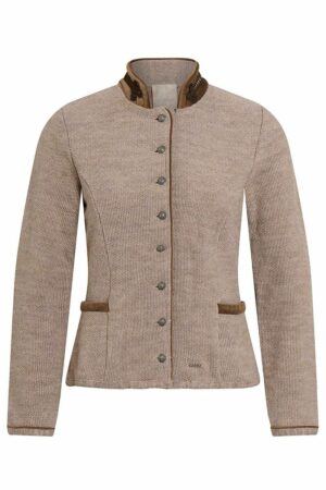 Trachten Strickjacke taupe Marianna 008194