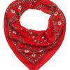 Trachtentuch 51x51 verschiedenfarbig mit Blumenmuster 100355