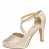 Pumps creme metallic Marry 013710